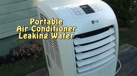 why is my portable air conditioner leaking water|Why is My Portable Ac Leaking Water from the Bottom